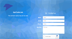 Desktop Screenshot of apextracker.com